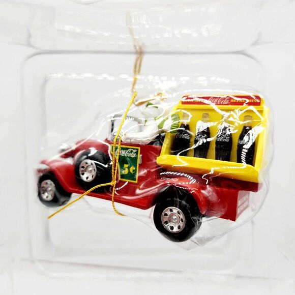 Coca-Cola Coke 2000 Platinum Series Collection Christmas Ornament Delivery Truck - Picture 3 of 7